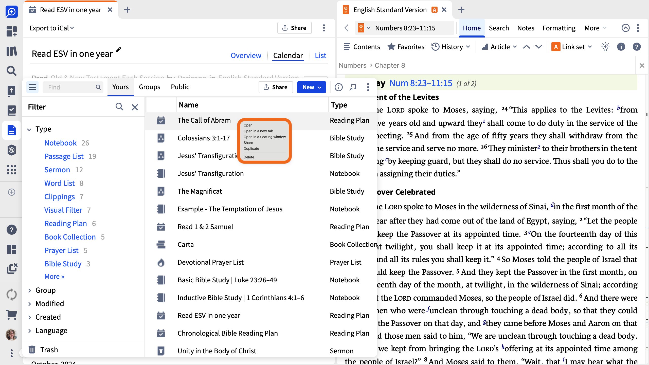 Delete A Reading Plan