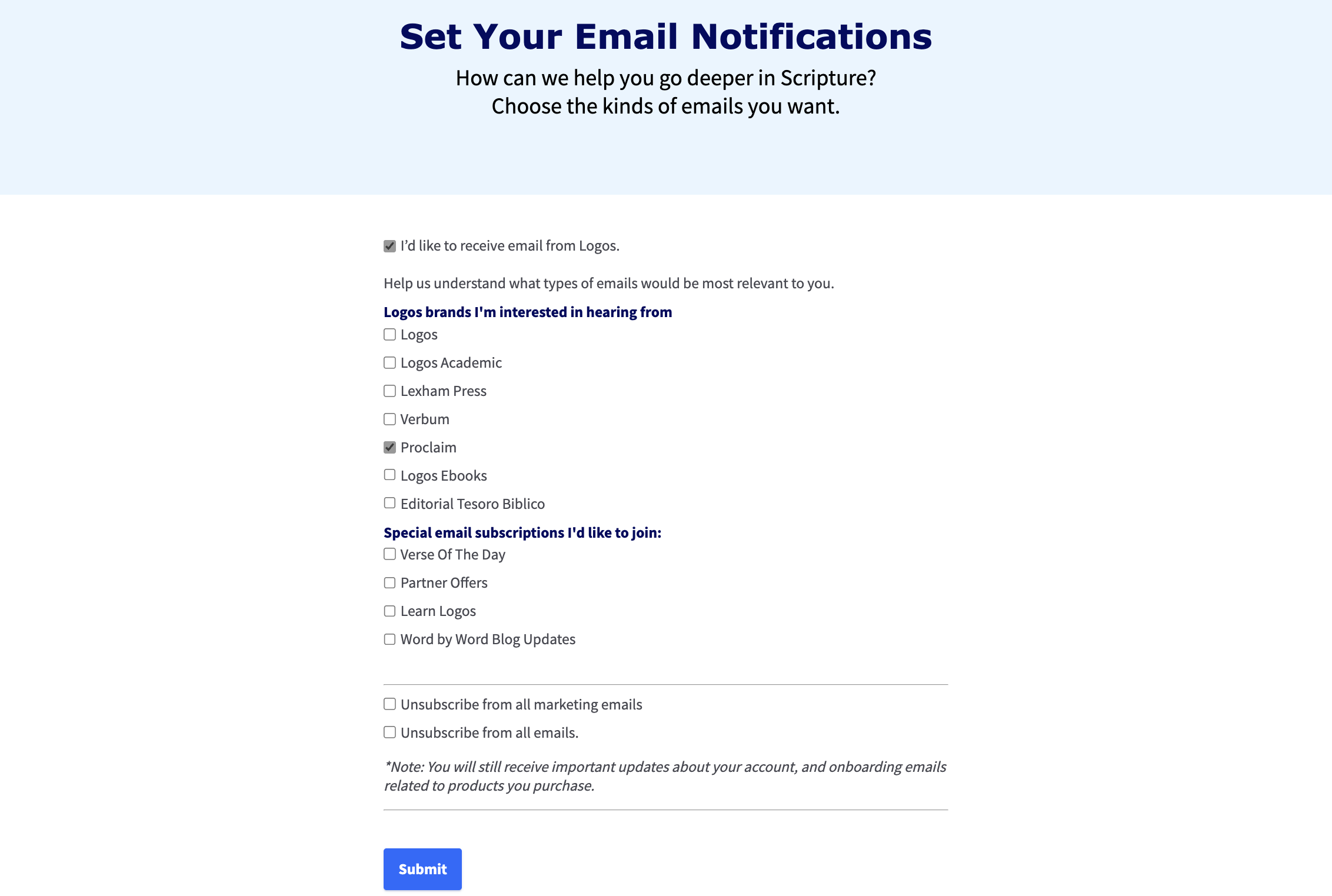 Email Lists