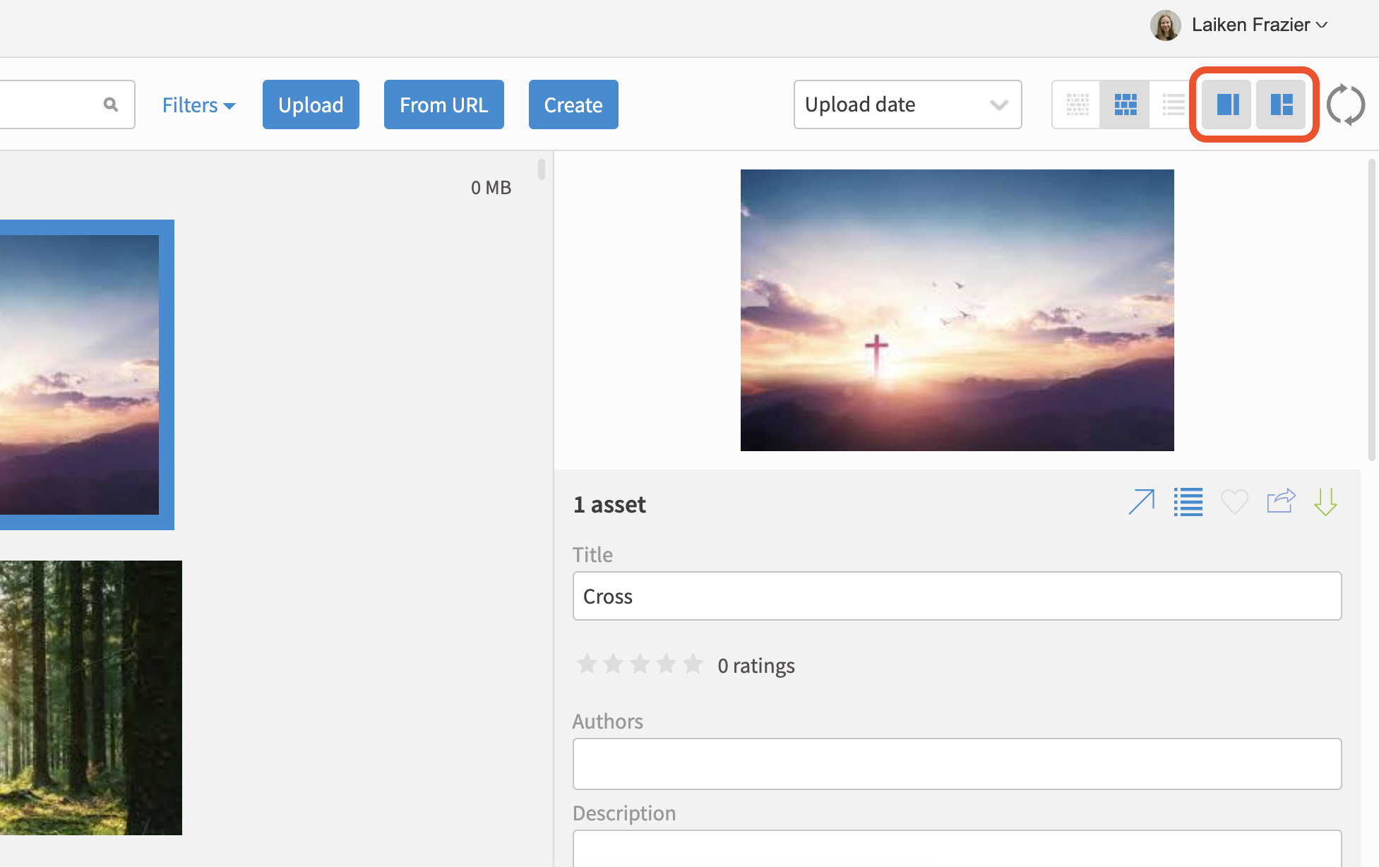 Sidebar and Preview Pane