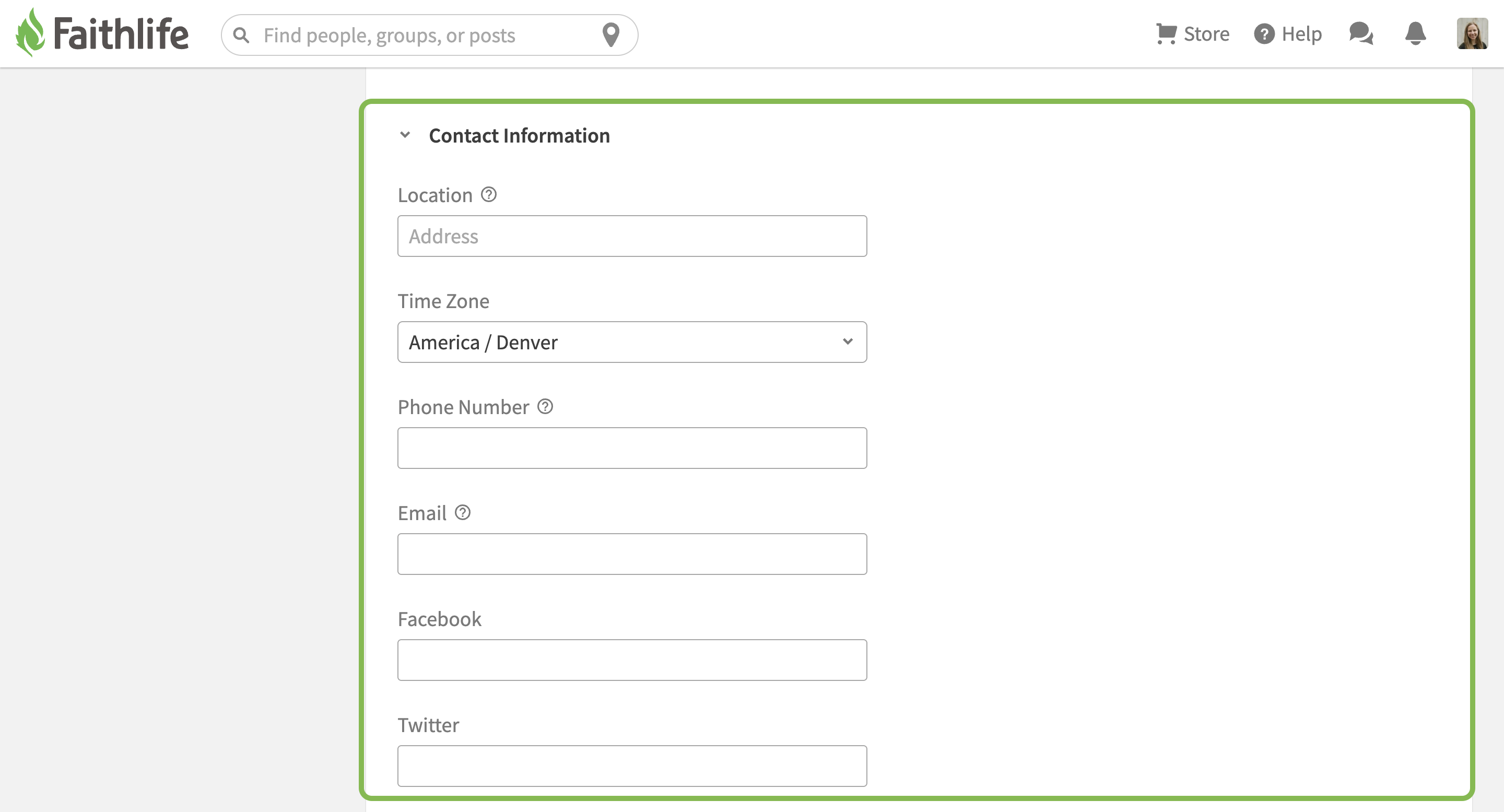 Contact Information