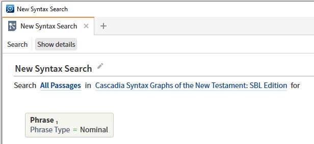 Searching for a Nominal Phrase