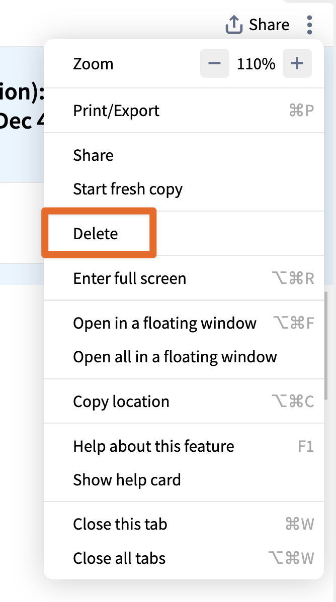 Delete A Reading Plan