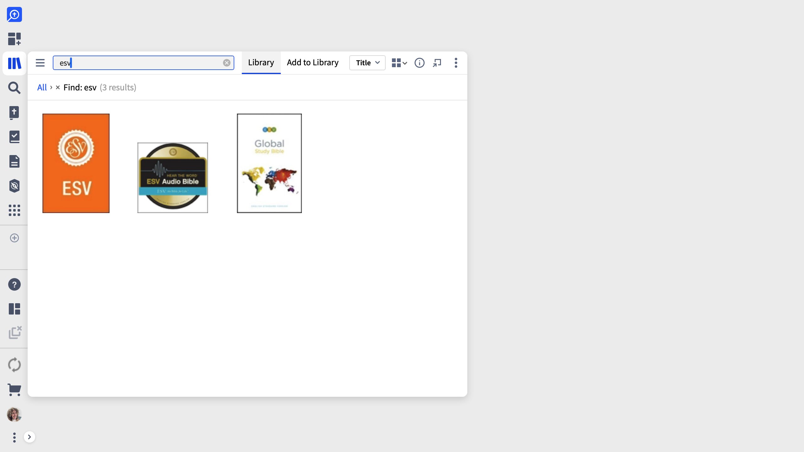 Search Library For Bible Version