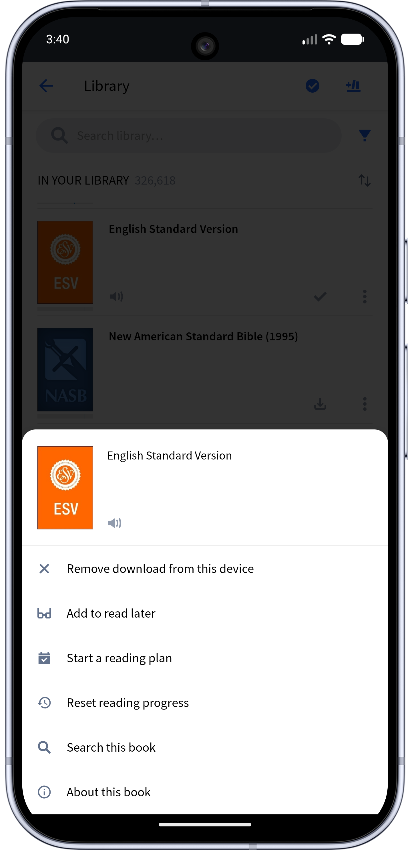 tap more actions icon