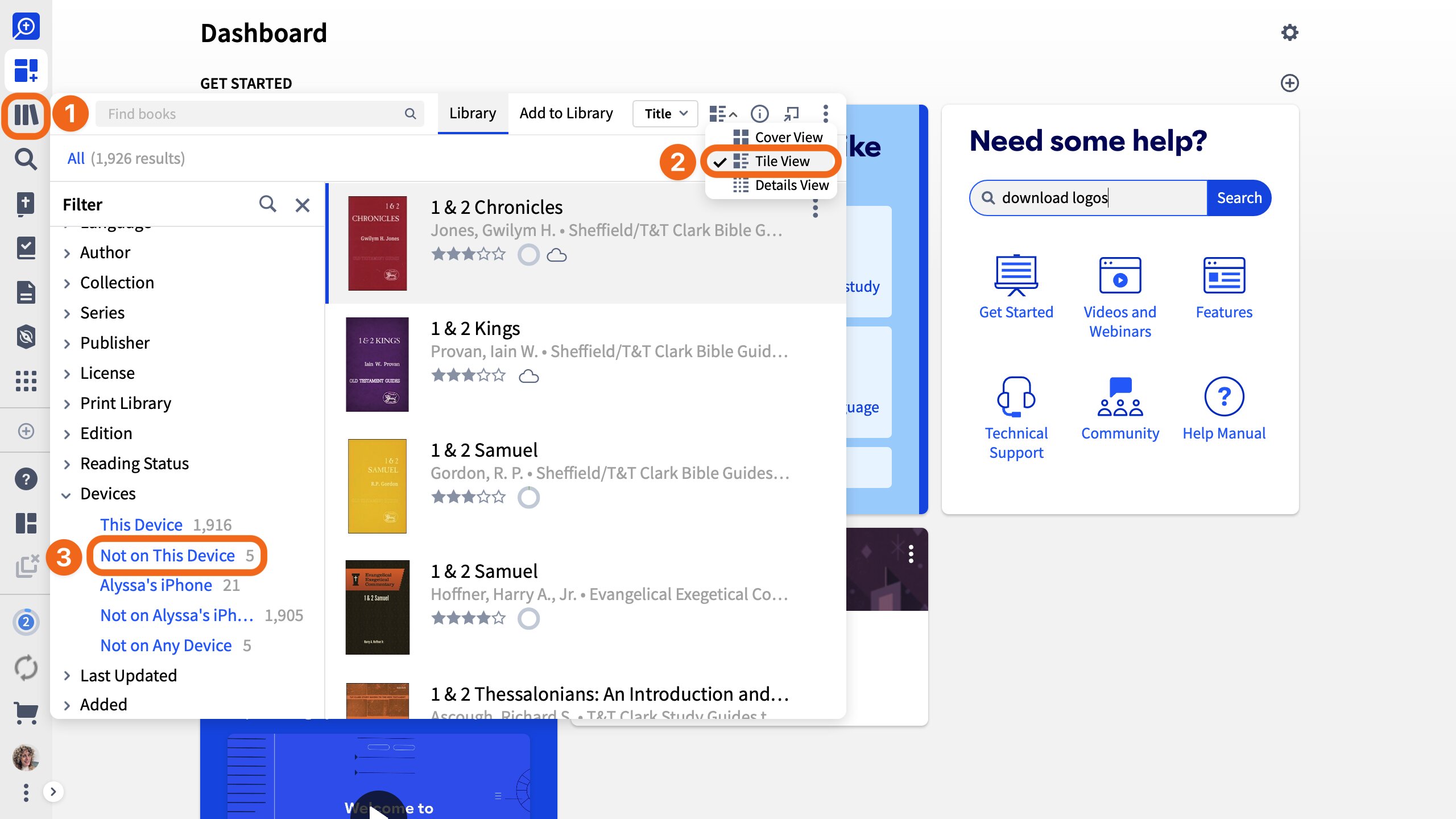 View Books Stored On The Cloud