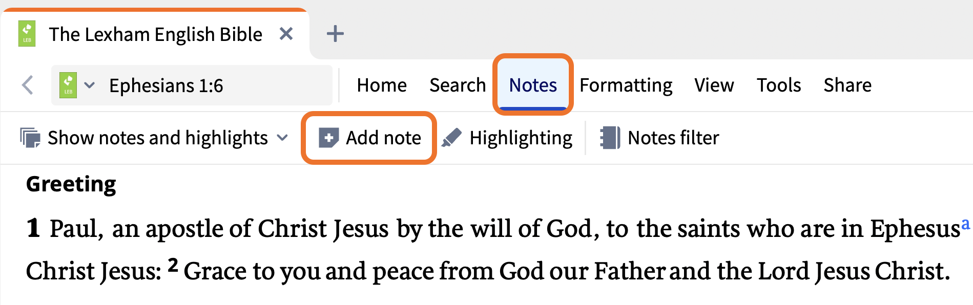 3 Notes Tab