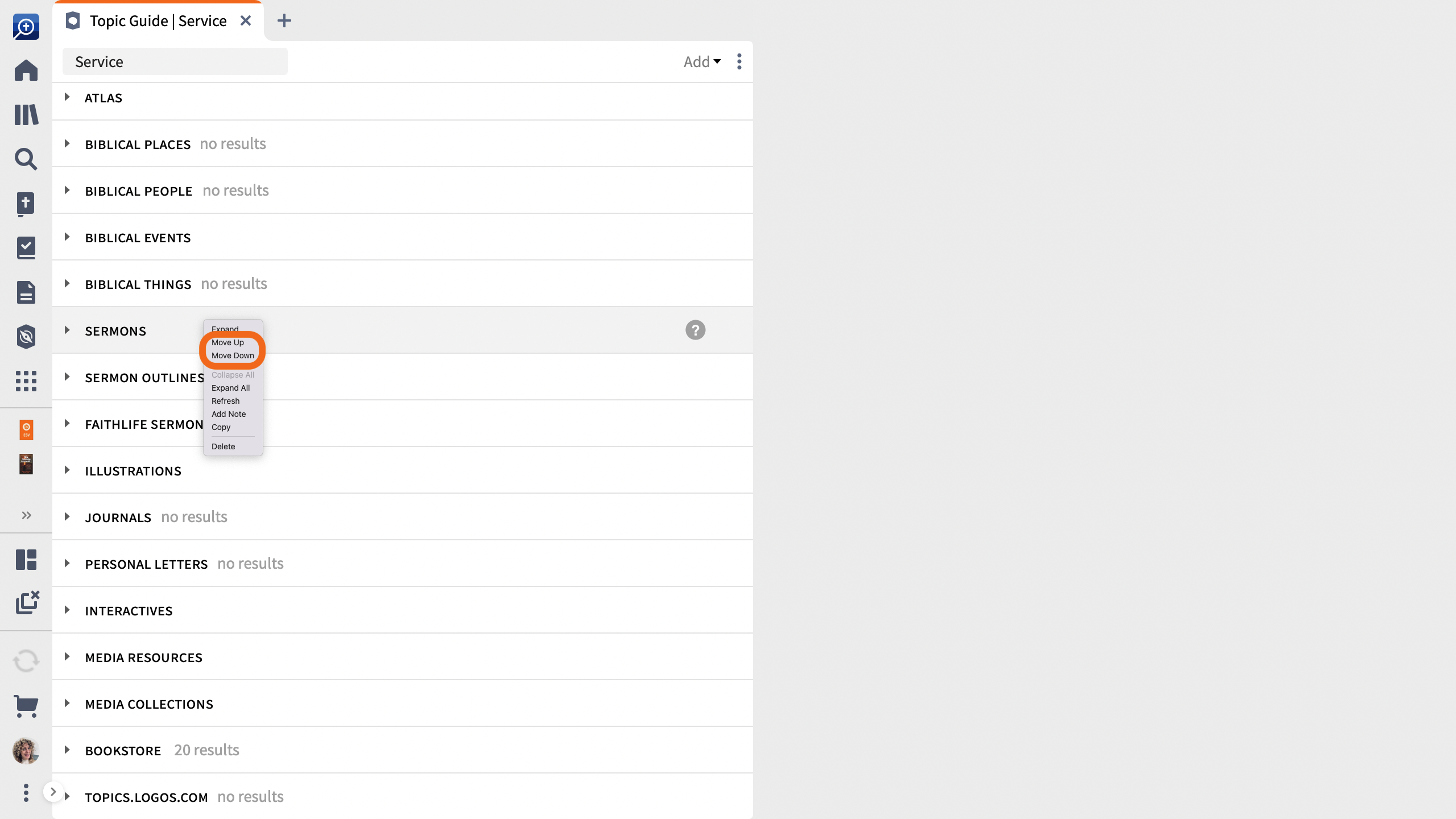 6 Edit Section Order
