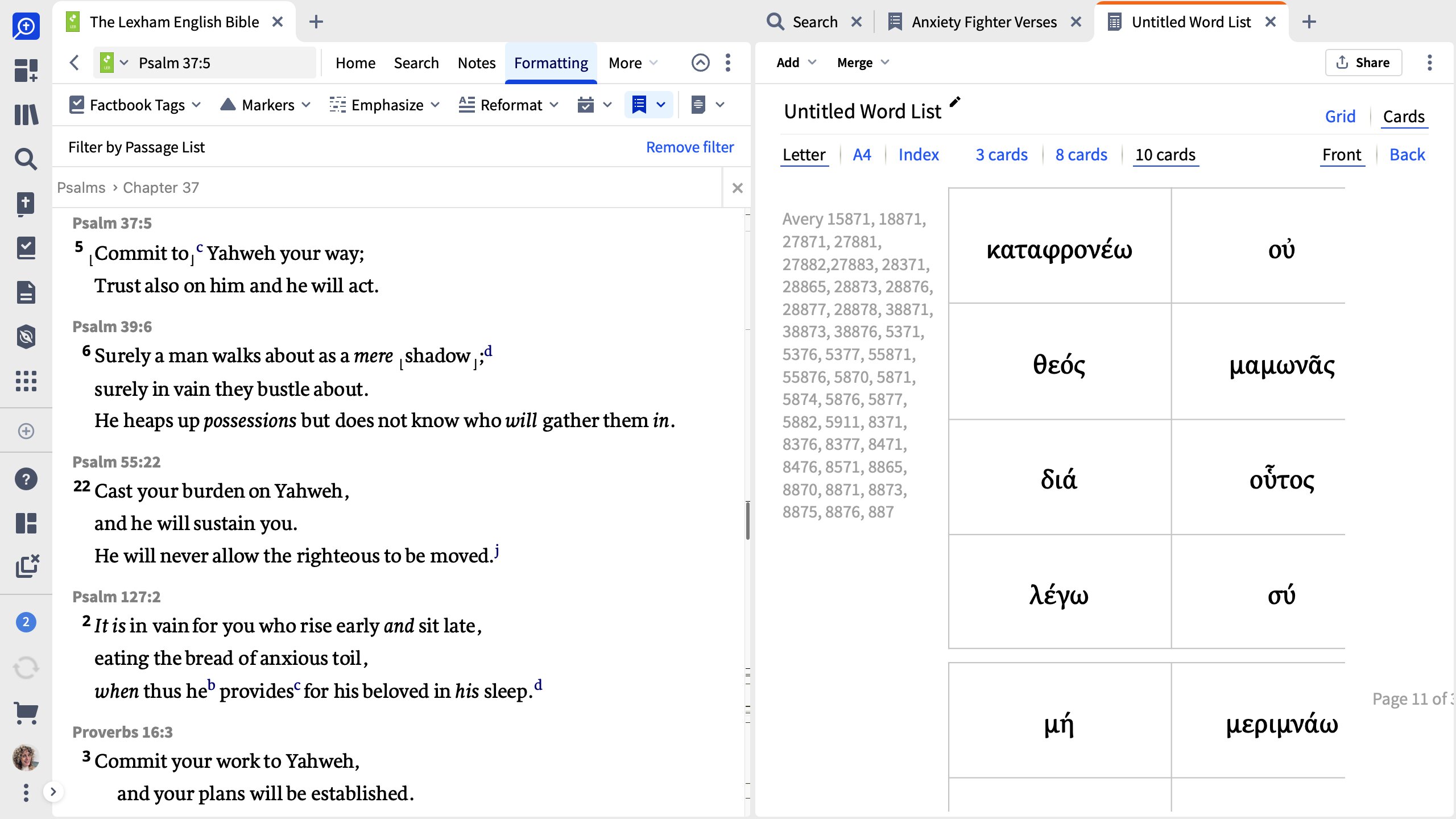 Create A Word List