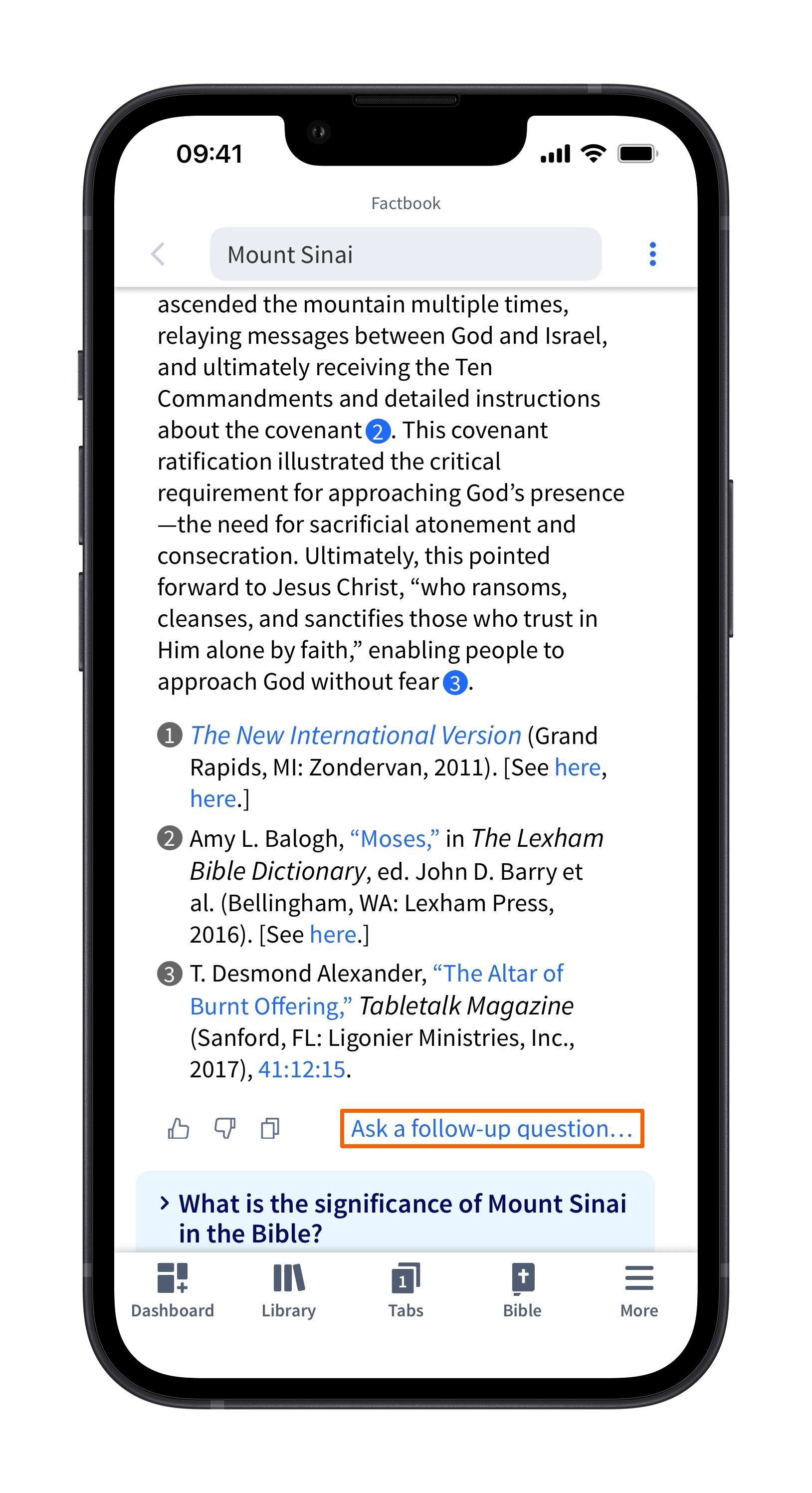 Access Study Assistant From Factbook (Mobile)