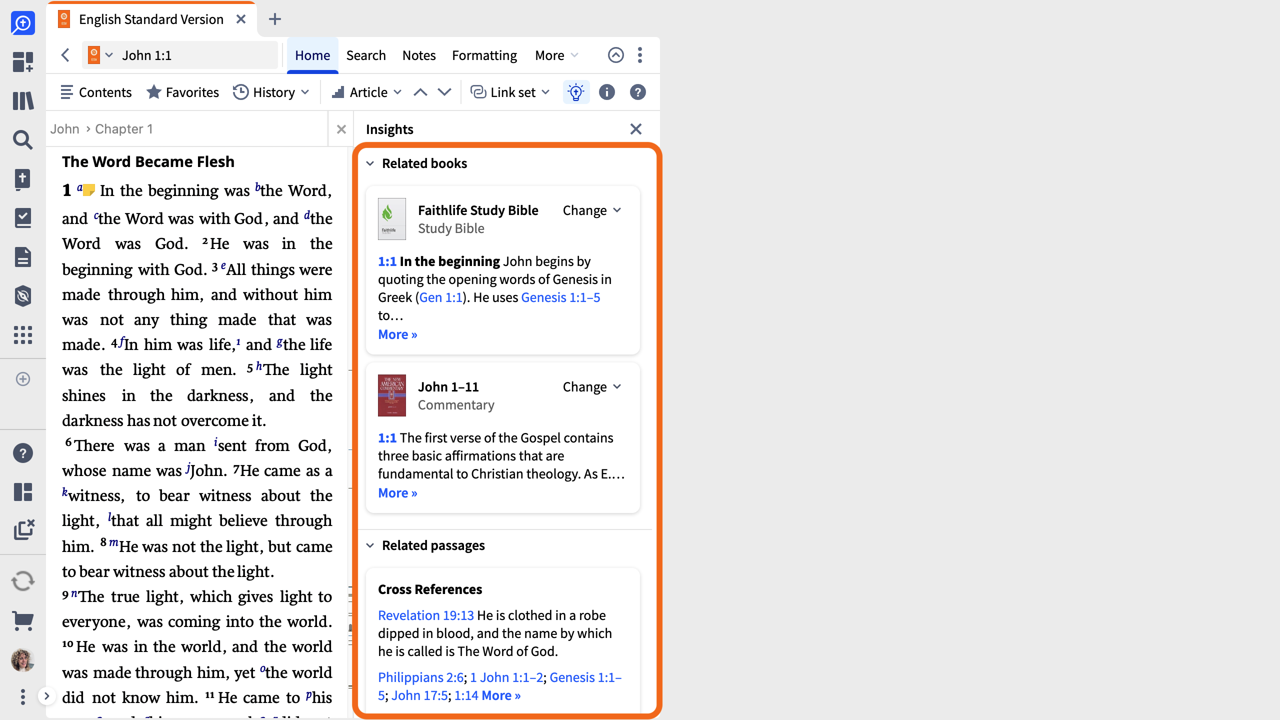 Open The Insights Sidebar