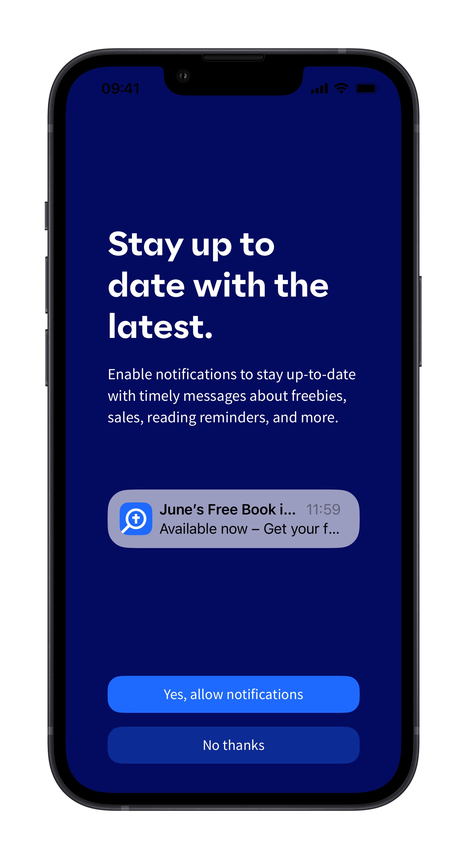 Notification Splash Screen
