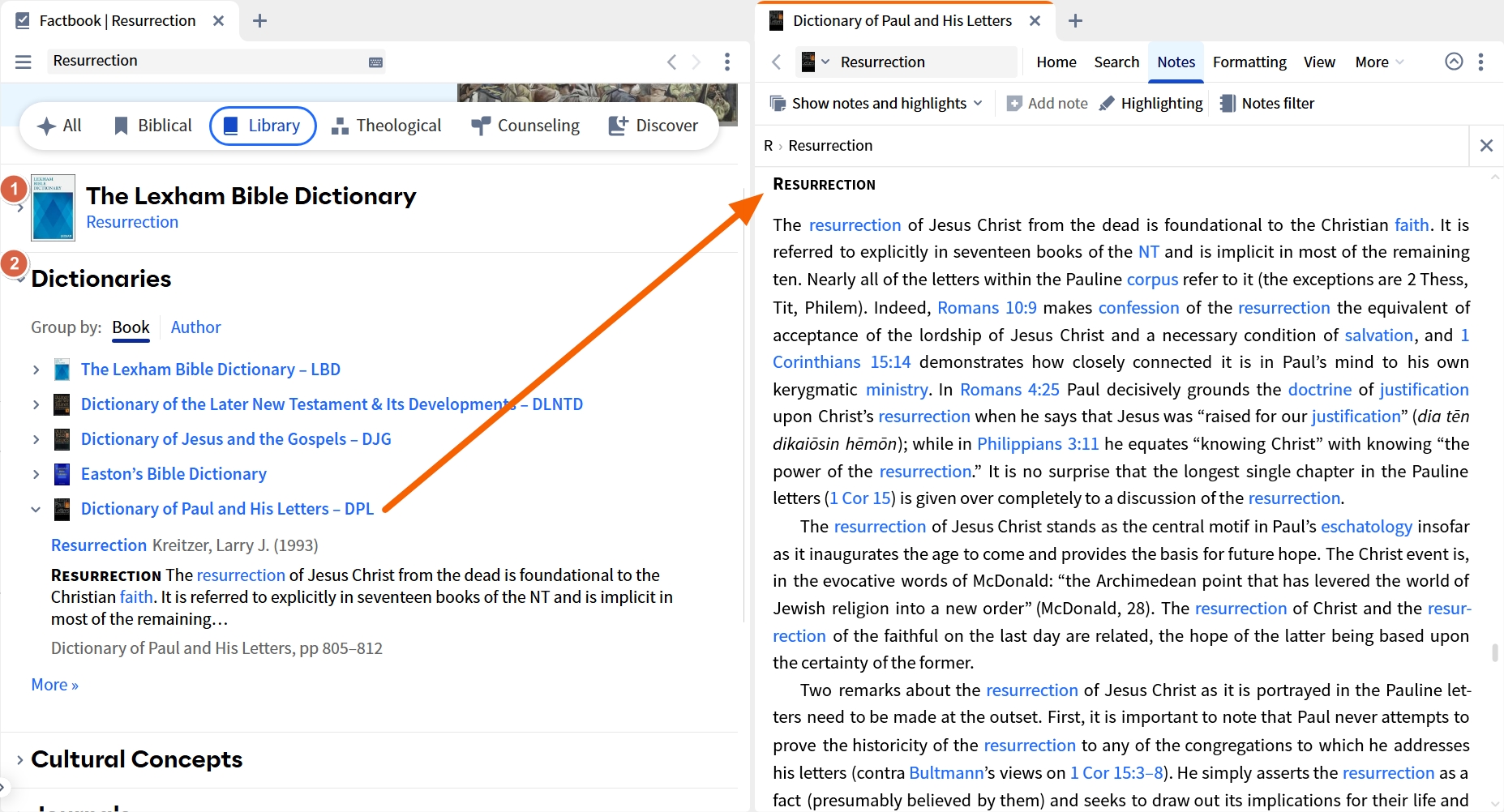 Factbook Topic - Dictionary Articles (Desktop)