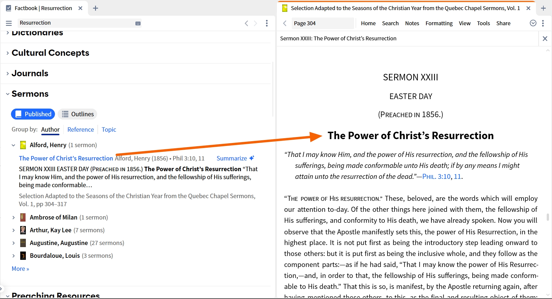 Factbook Topic - Sermons (Desktop)