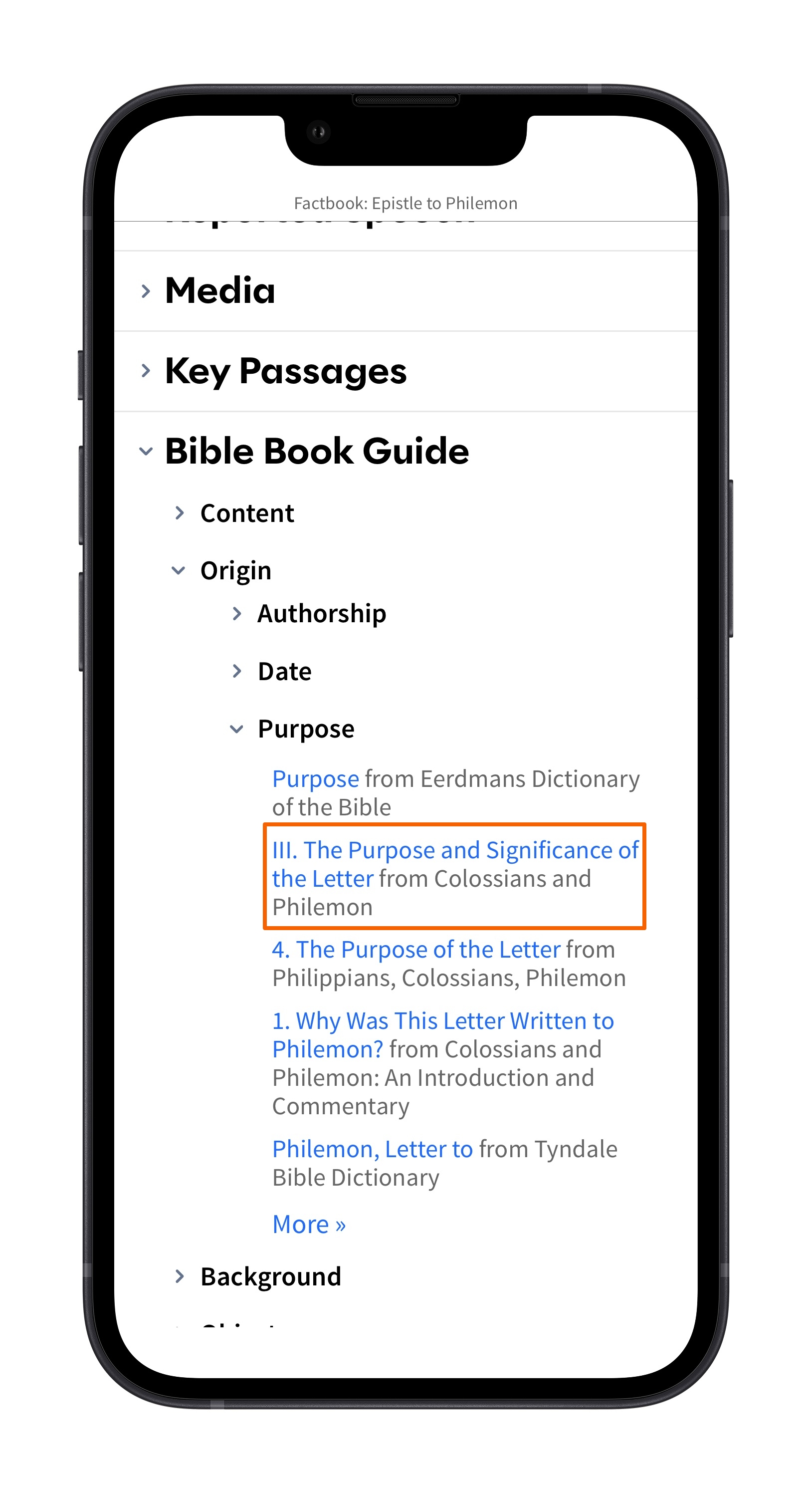 Mobile Factbook Book - Select BBG Item