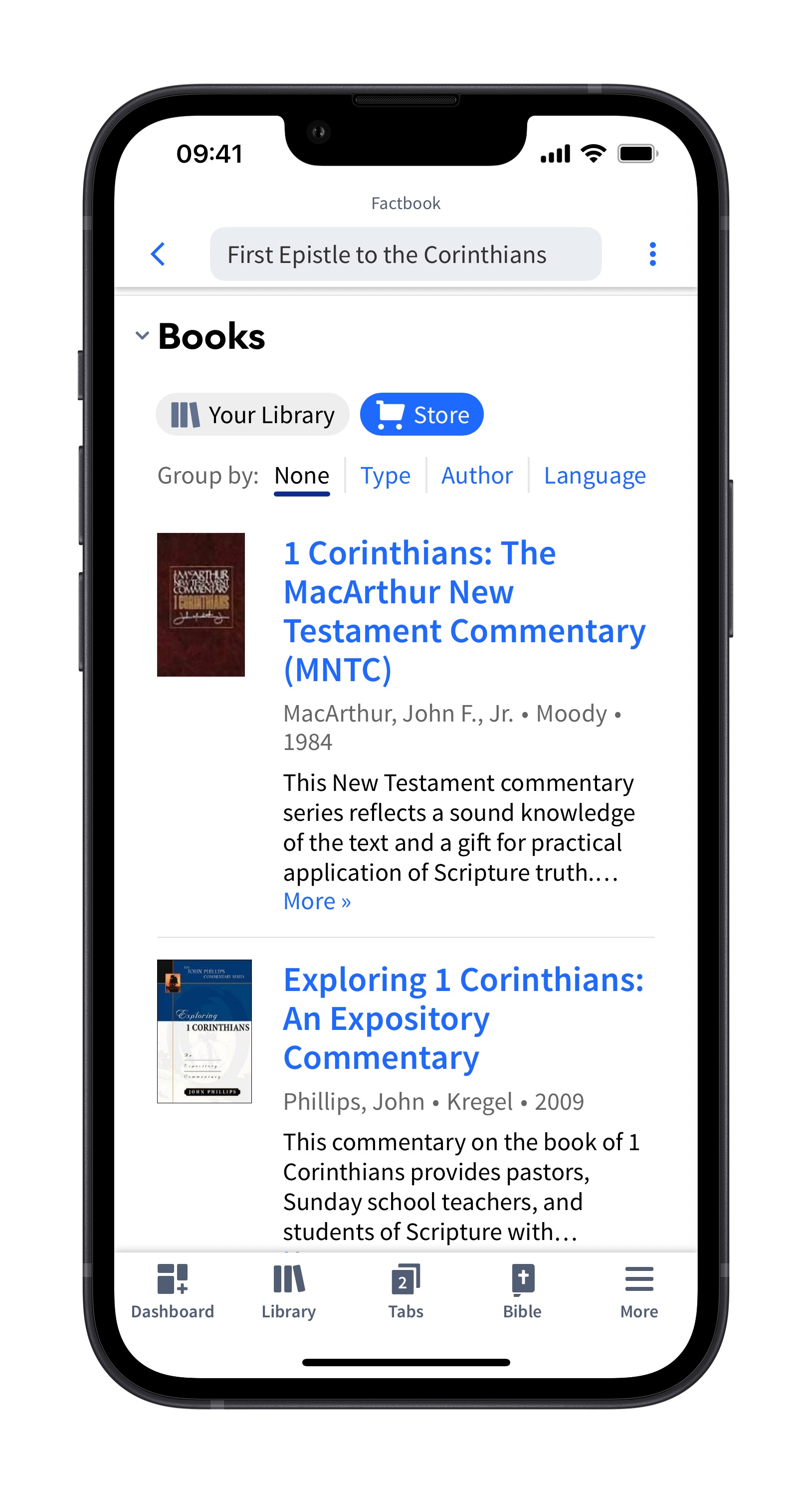 Mobile Factbook - Books Store Library Lens