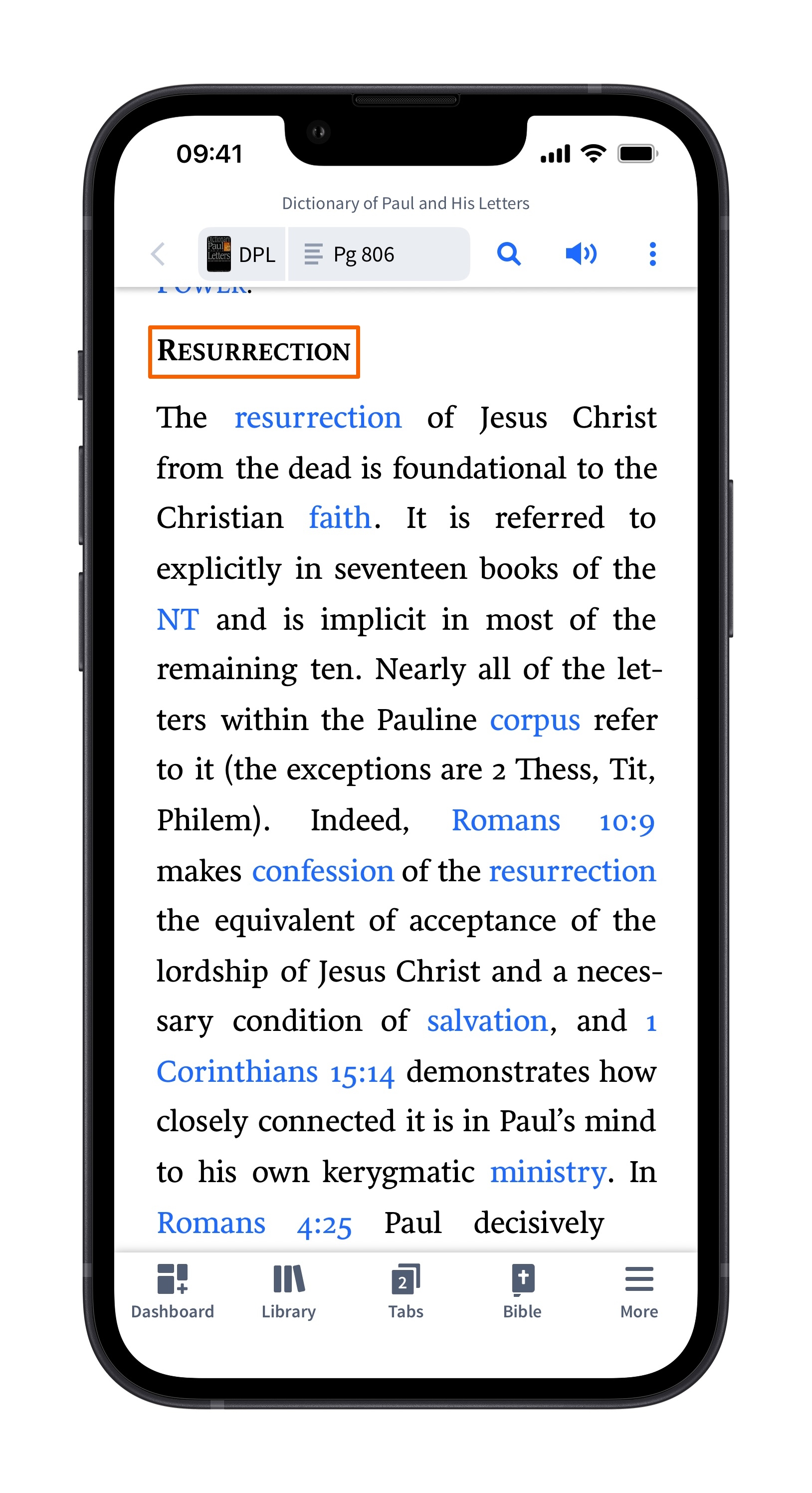 Factbook Topic - Linked Dictionary Article (Mobile)