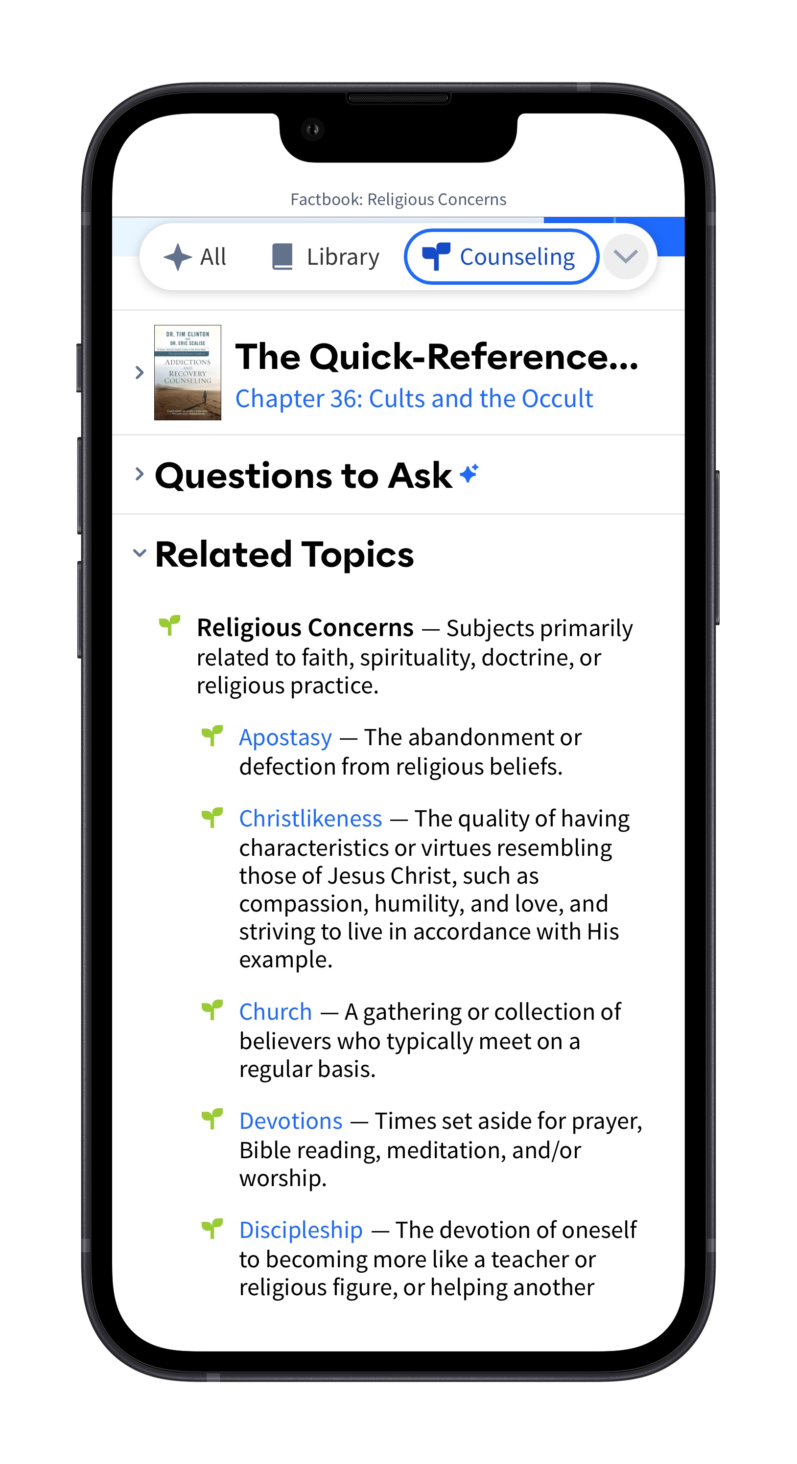 Counseling Theme - Related Topics (Mobile)