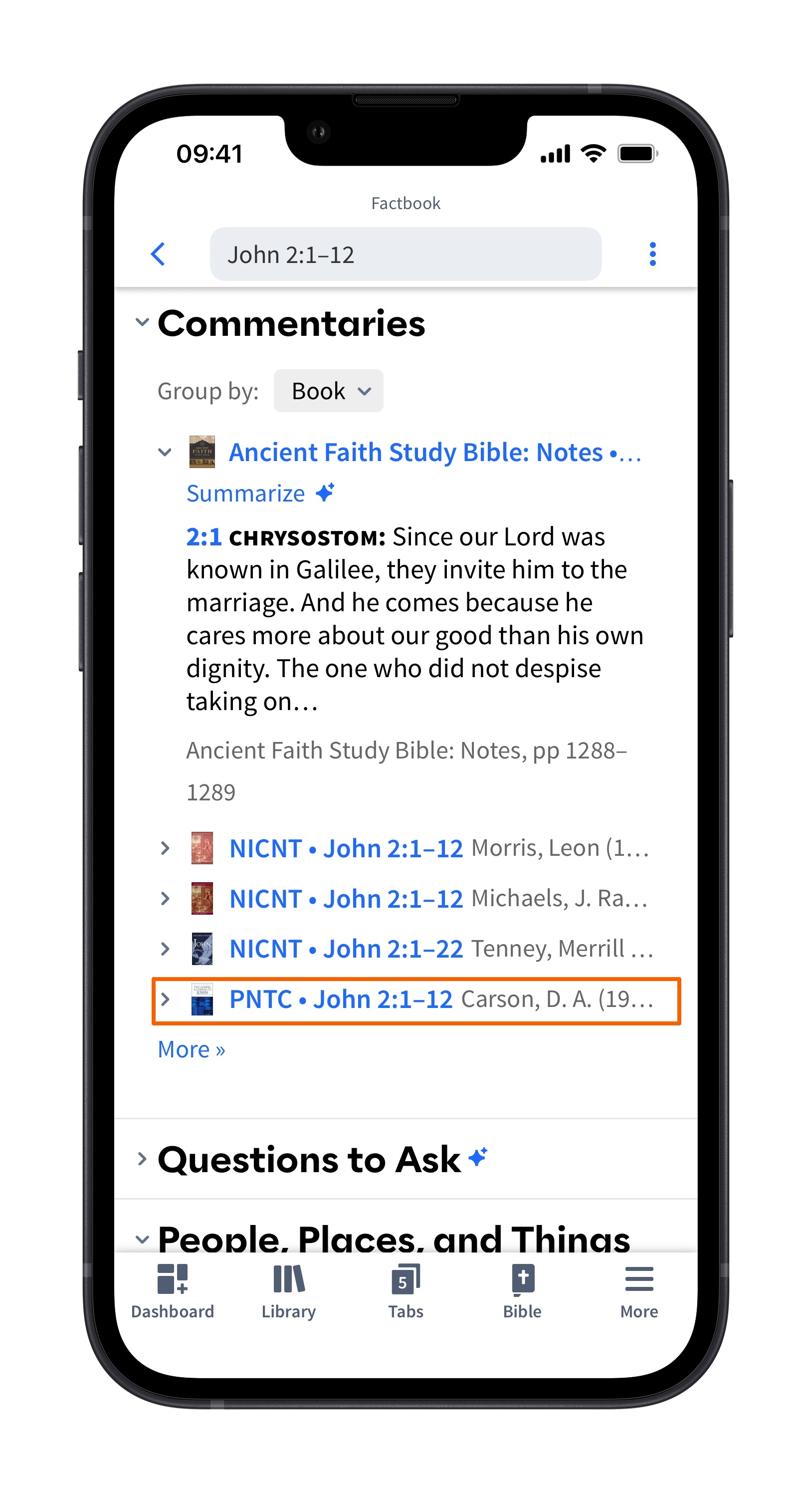 Biblical Passage - Commentaries (Mobile)