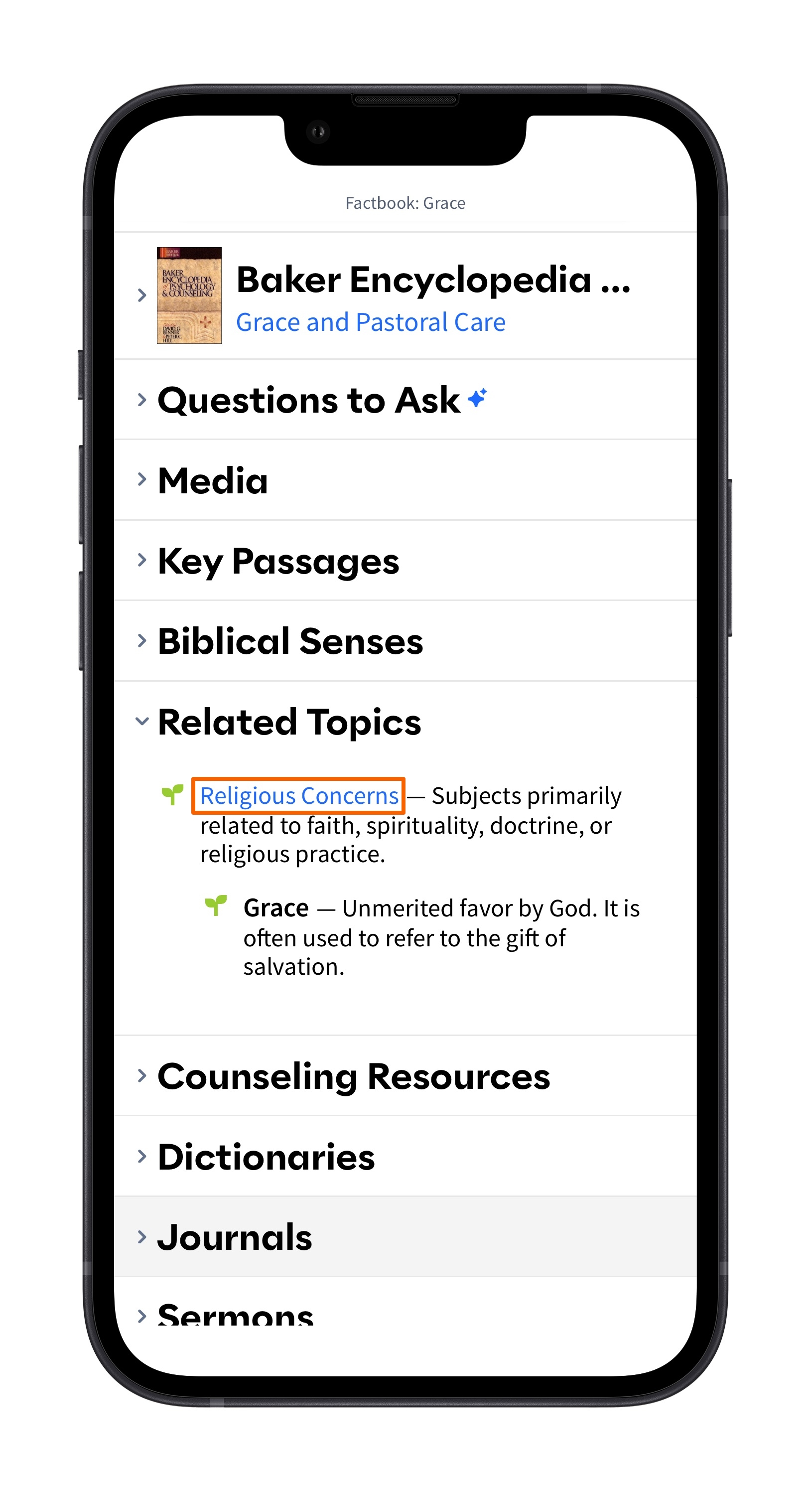 Counseling Theme - Select Related Topic (Mobile)