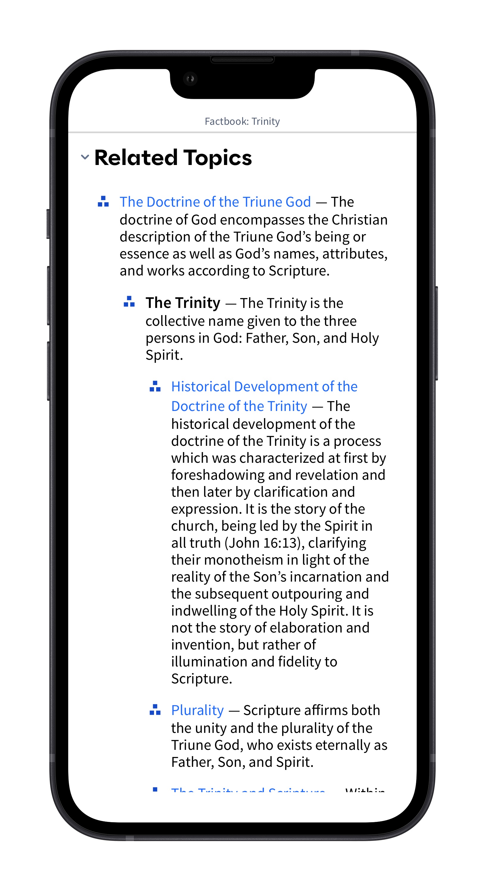 Mobile Factbook - Theology Related Topics 1