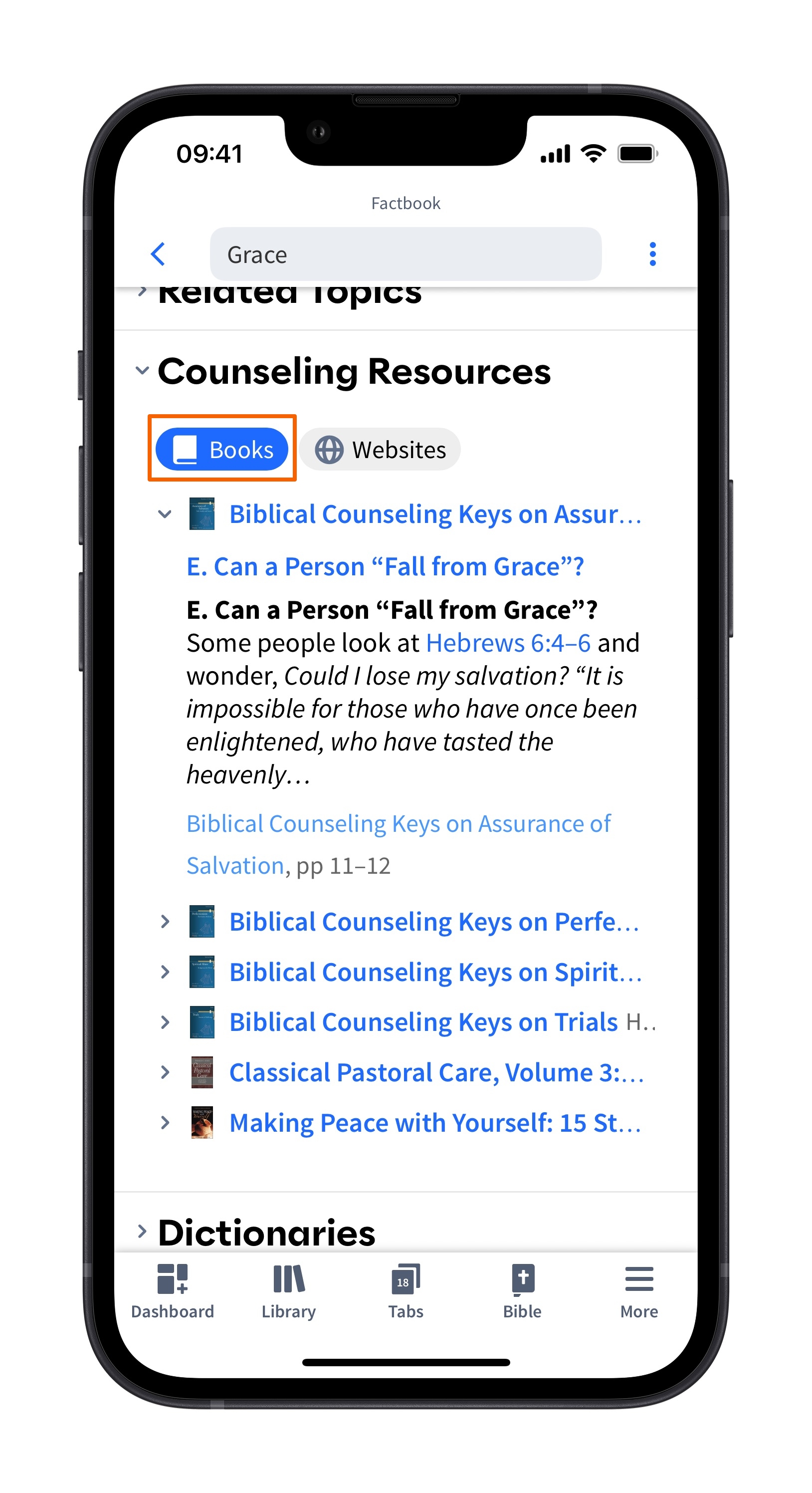 Counseling Resources - Books