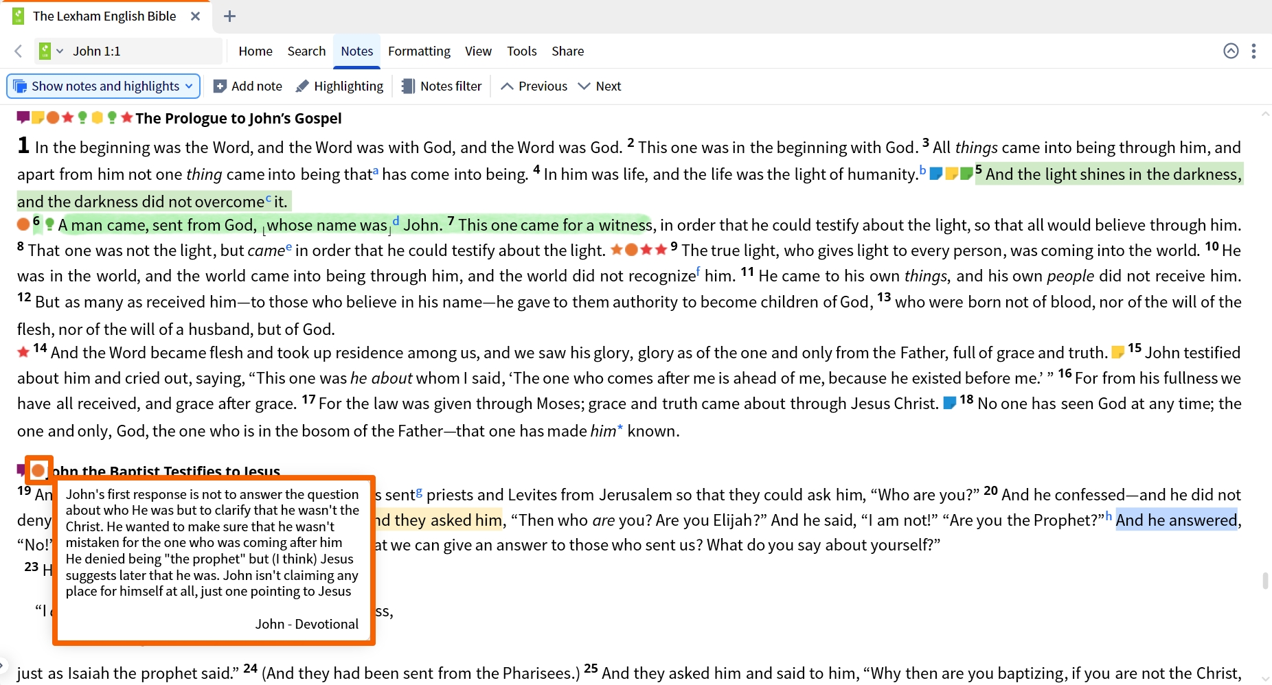 Using Notes And Highlights